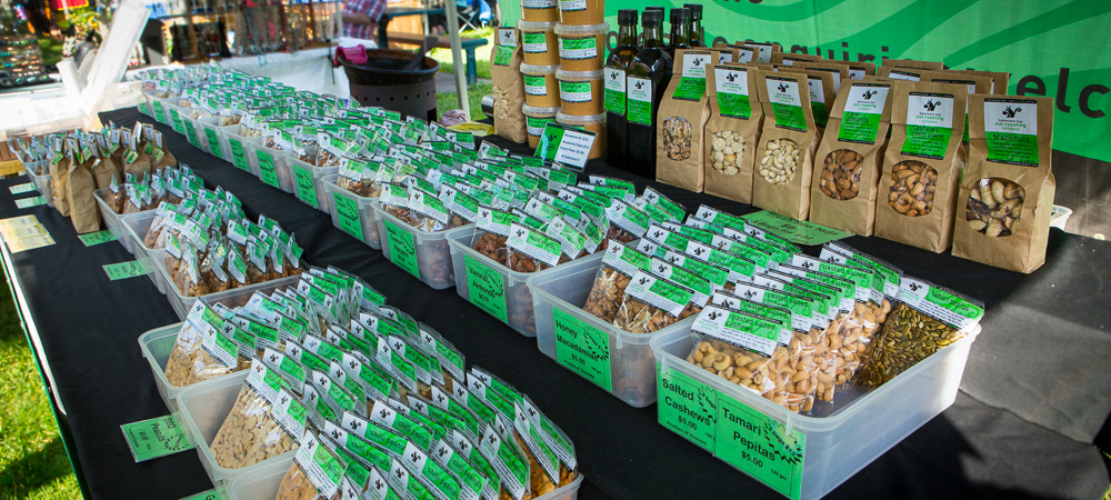 baynuts nut selling stall