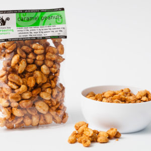 caramel peanuts